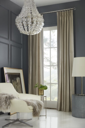 Room Shot: Melose Flax with Greco Stone Trim